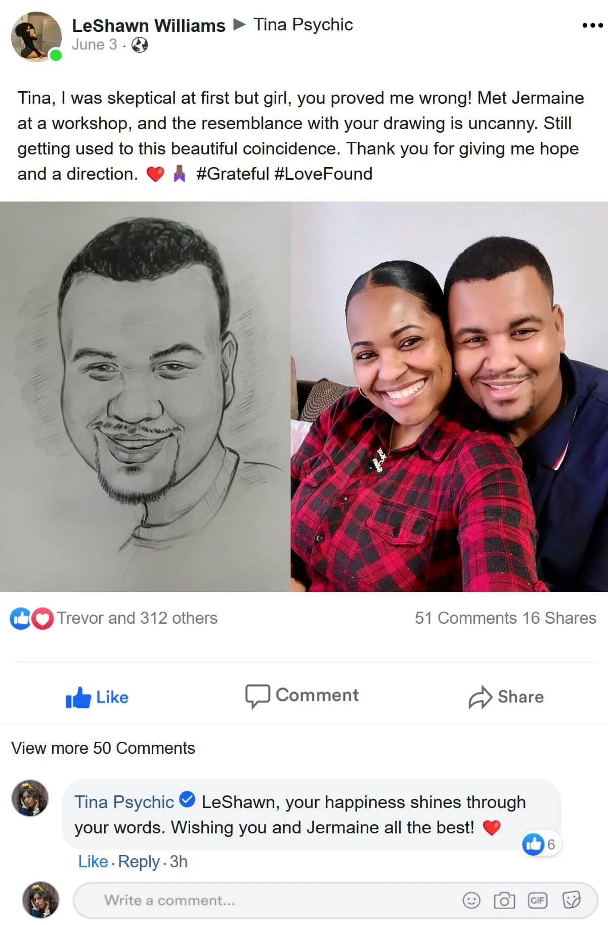 Male portrait artwork in pencil style